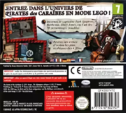 Image n° 2 - boxback : LEGO Pirates of the Caribbean - The Video Game